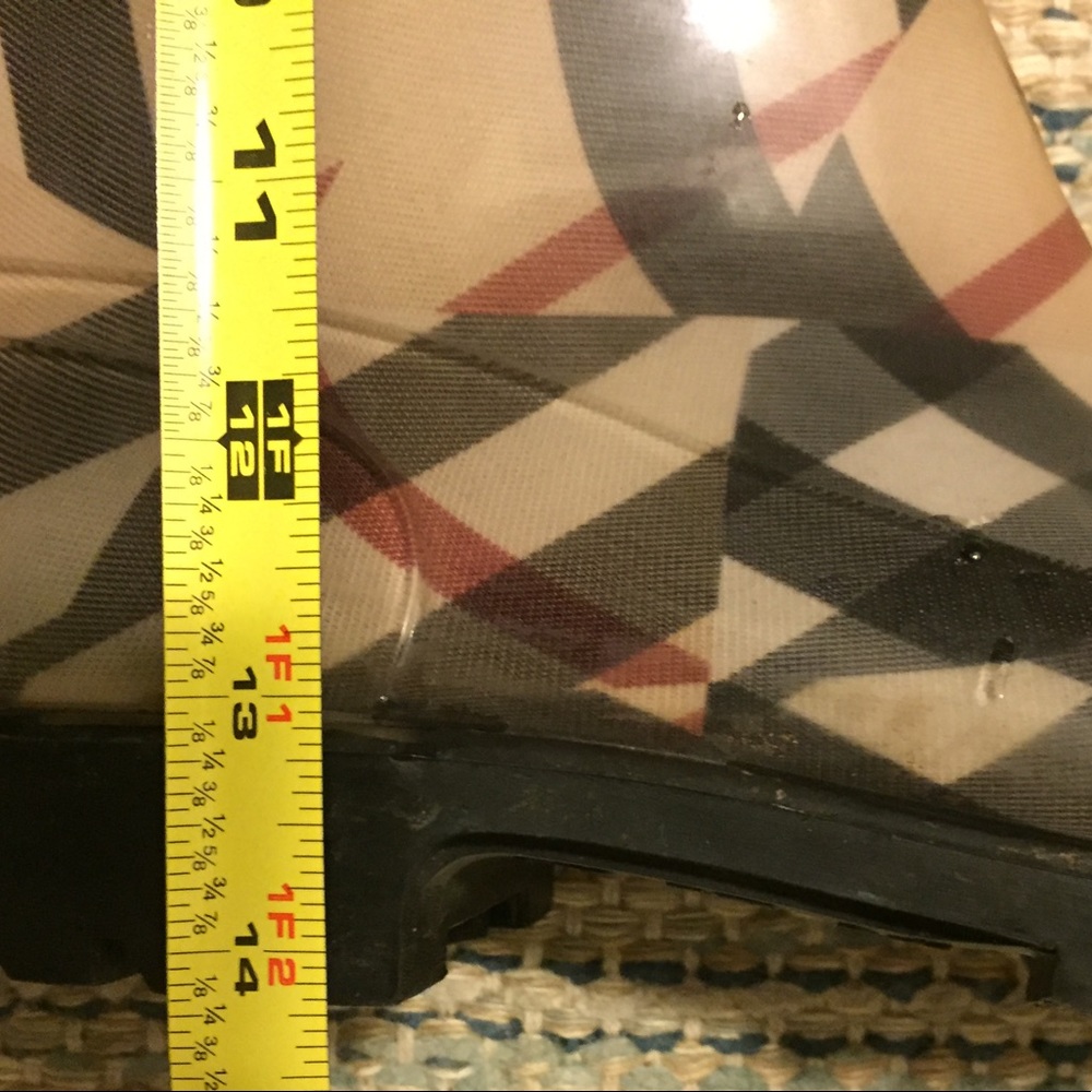 Authentic Burberry Patchwork rubber rain boots - image 7